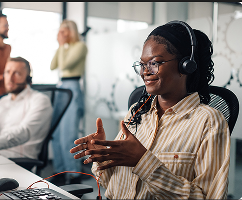 Customer support professional